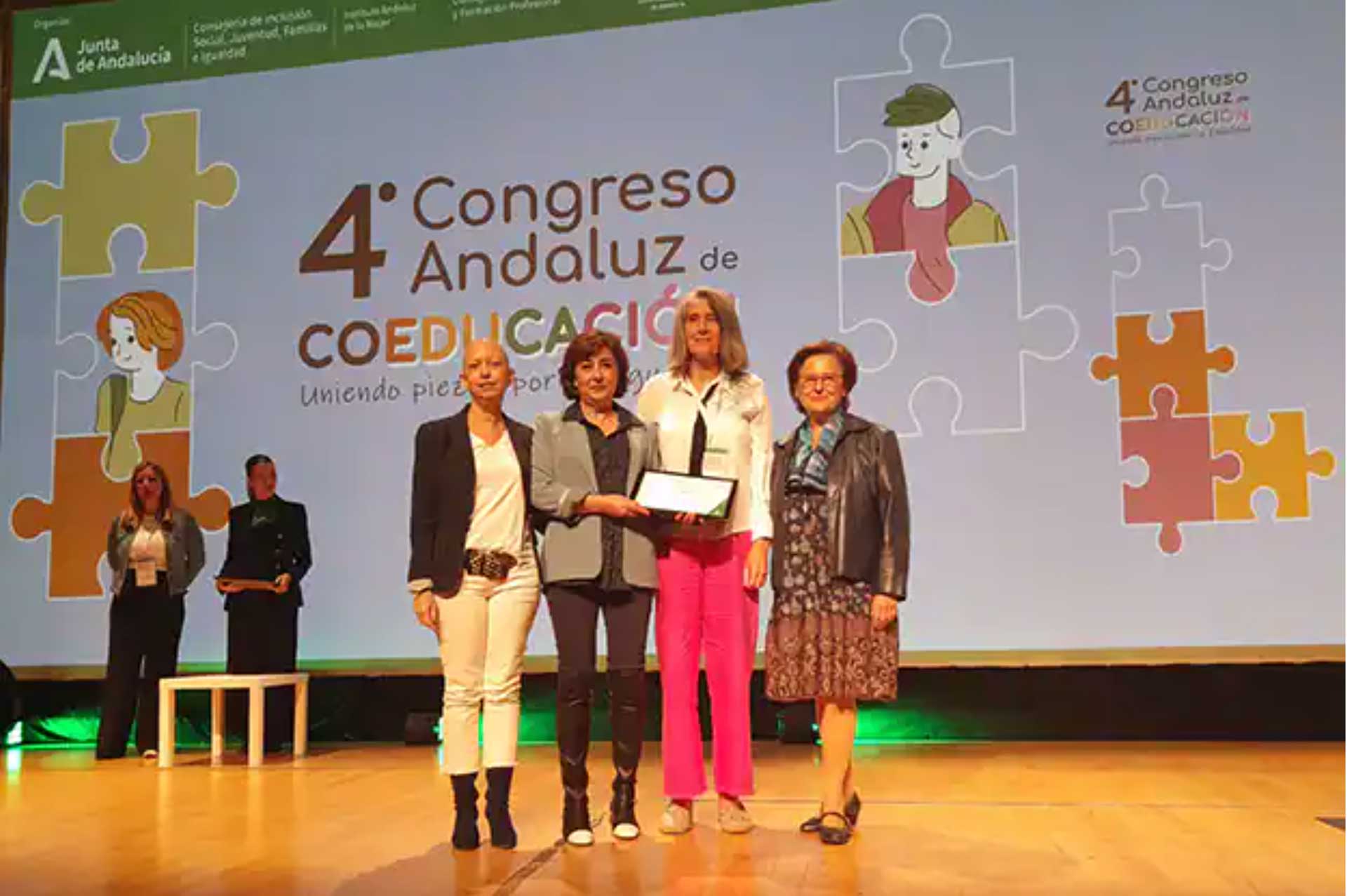 EL IES Zaidín Vergeles, centro reconocido por su labor coeducativa, en el IV Congreso Andaluz de Coeducación, celebrado en Granada